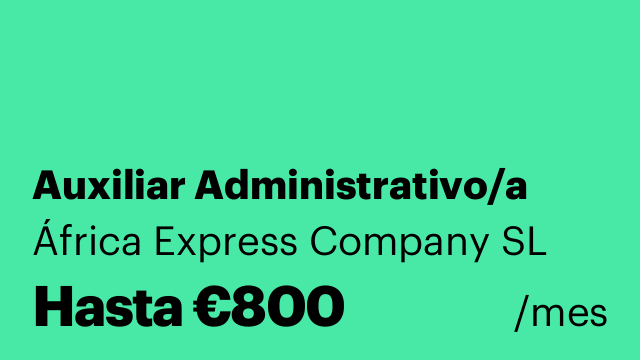 Auxiliar Administrativo/a