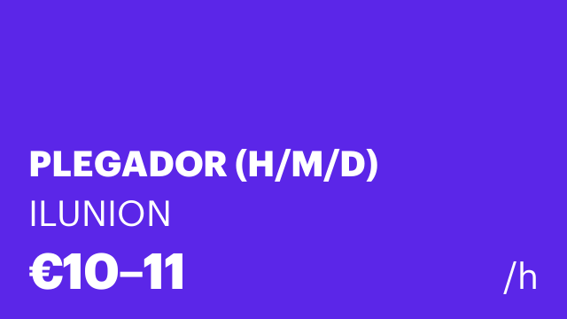 PLEGADOR (H/M/D)