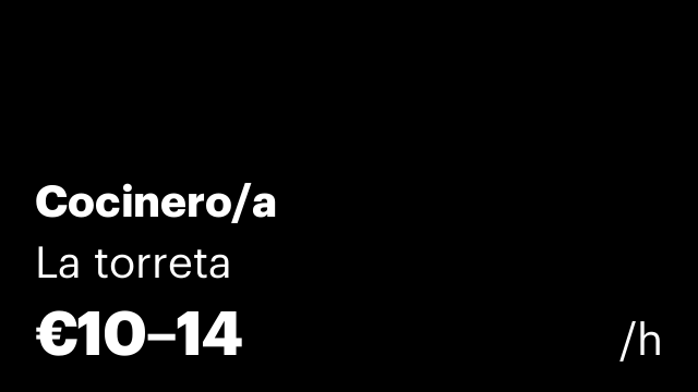 Cocinero/a