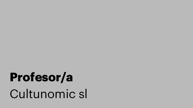 Profesor/a