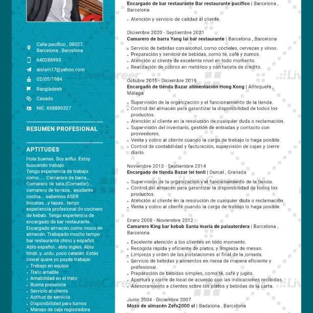 Candidate avatar