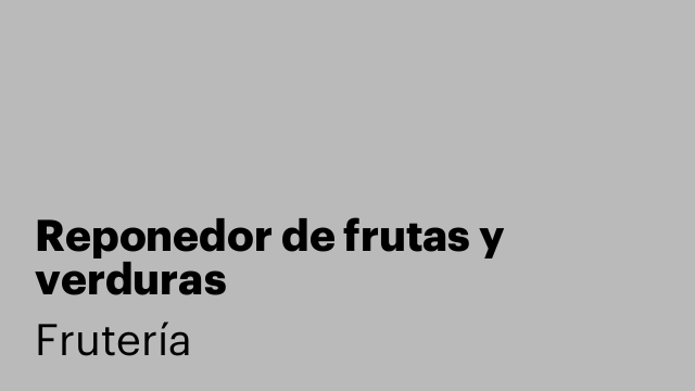 Reponedor de frutas y verduras