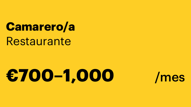 Camarero/a