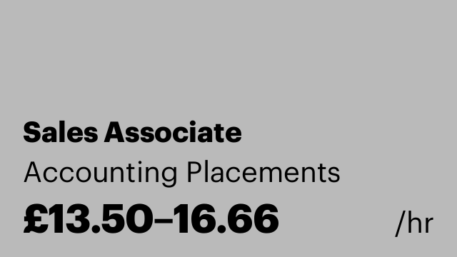 Sales Associate