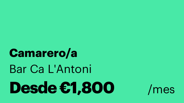 Camarero/a