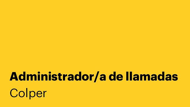Administrador/a de llamadas