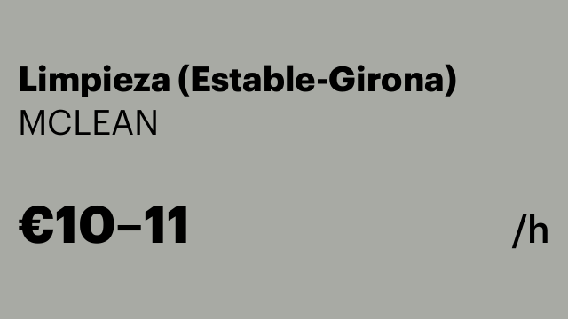 Limpieza (Estable-Girona)