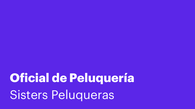 Oficial de Peluquería