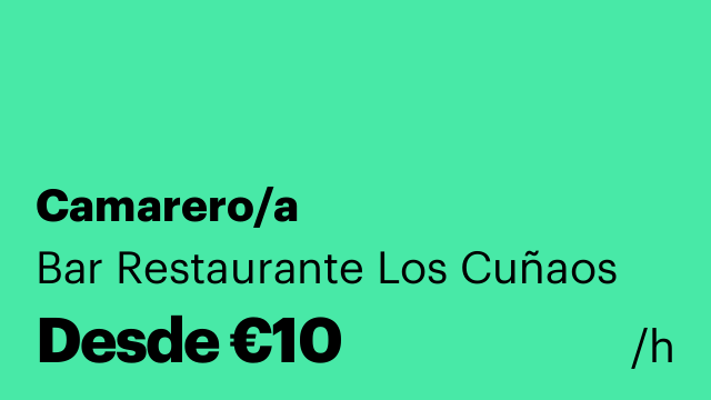 Camarero/a