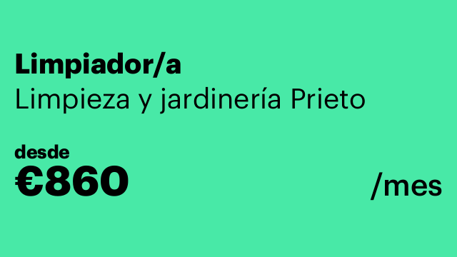 Limpiador/a