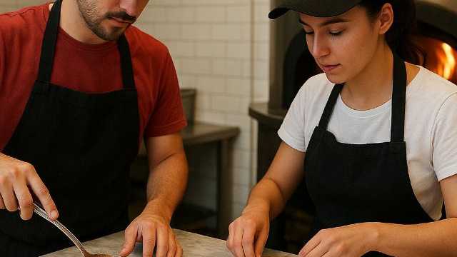 Elaboración de pizzas