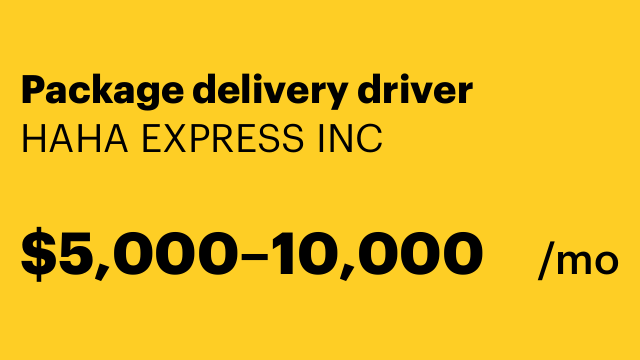 Package delivery driver
