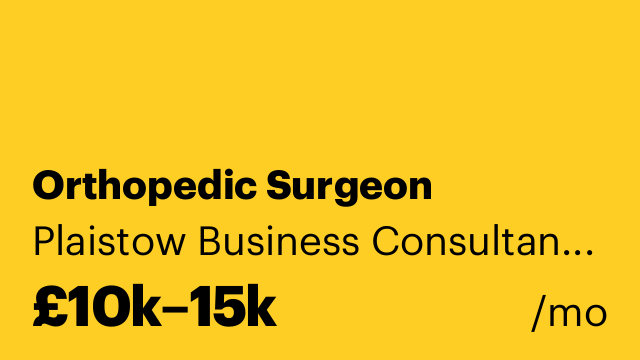 Orthopedic Surgeon