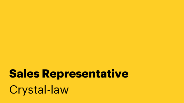 Sales Representative