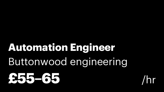 Automation Engineer