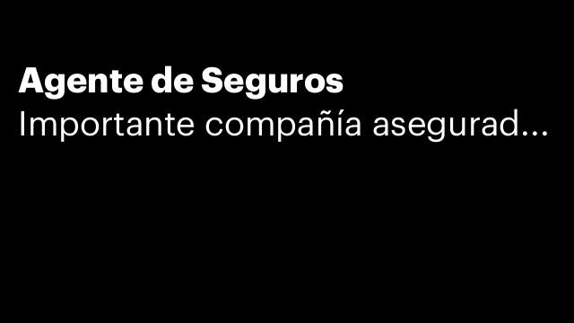 Agente de Seguros