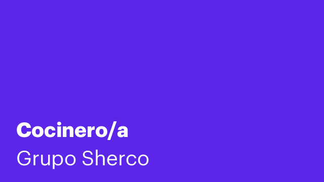 Cocinero/a