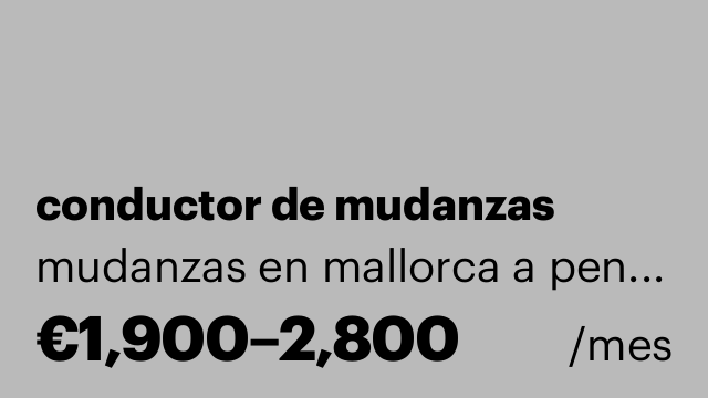 conductor de mudanzas