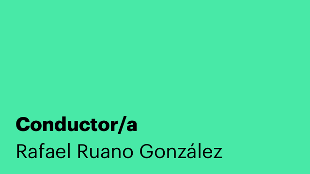 Conductor/a