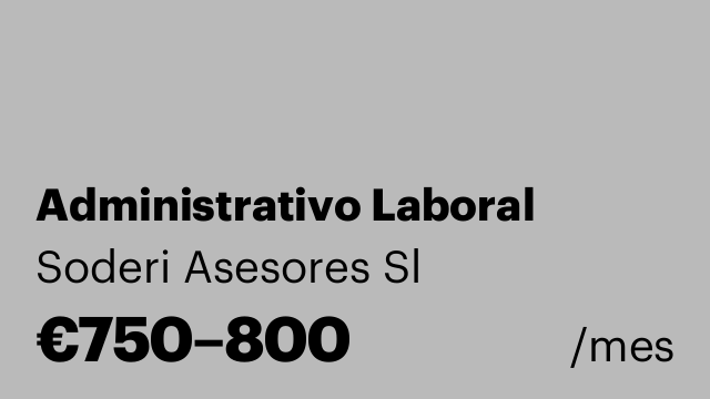 Administrativo Laboral