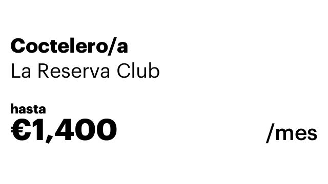 Coctelero/a
