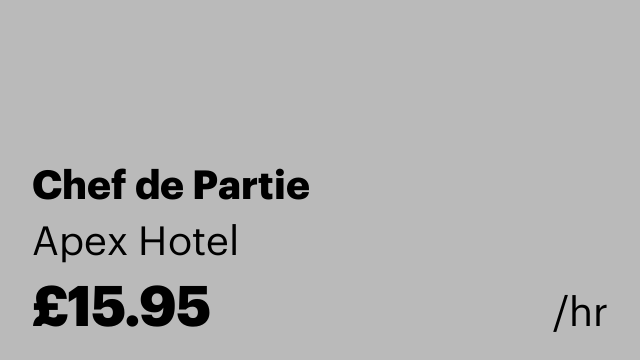 Chef de Partie