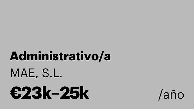 Administrativo/a