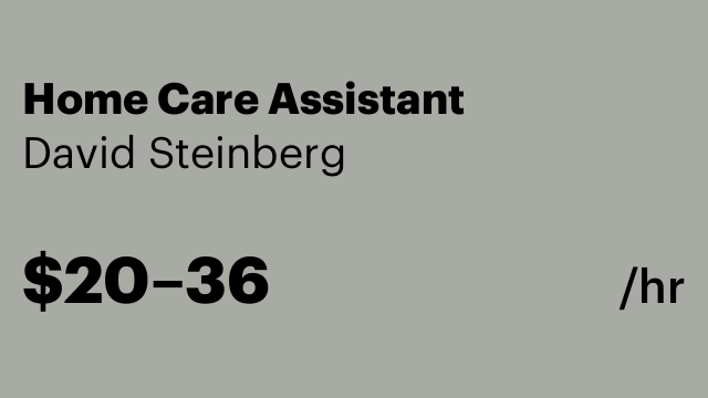 Home Care Assistant