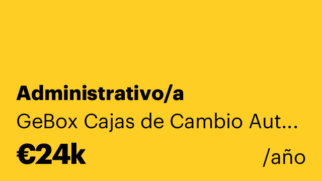 Administrativo/a