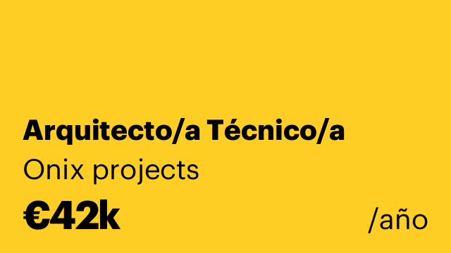 Arquitecto/a Técnico/a