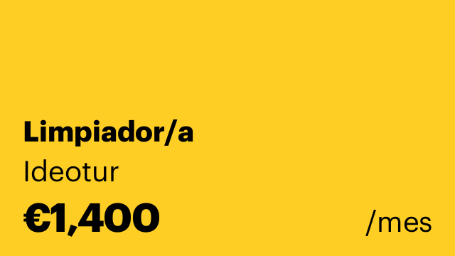 Limpiador/a