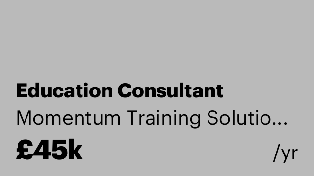 Education Consultant