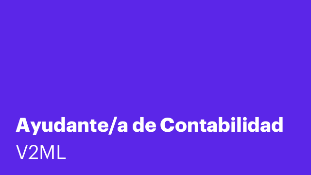 Ayudante/a de Contabilidad