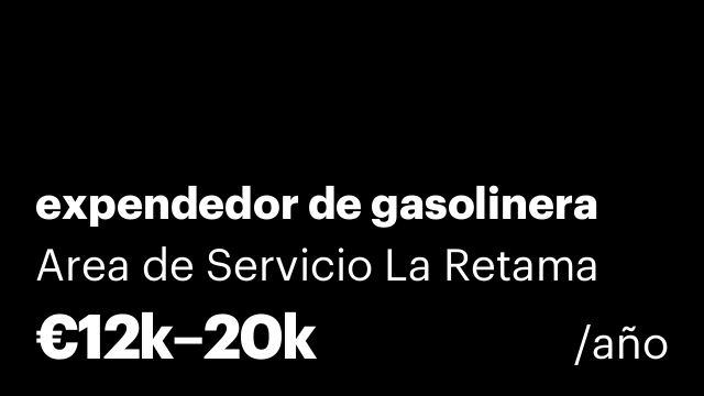 expendedor de gasolinera
