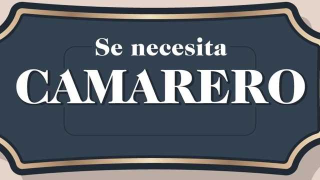 Camarero/a