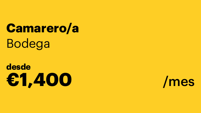 Camarero/a