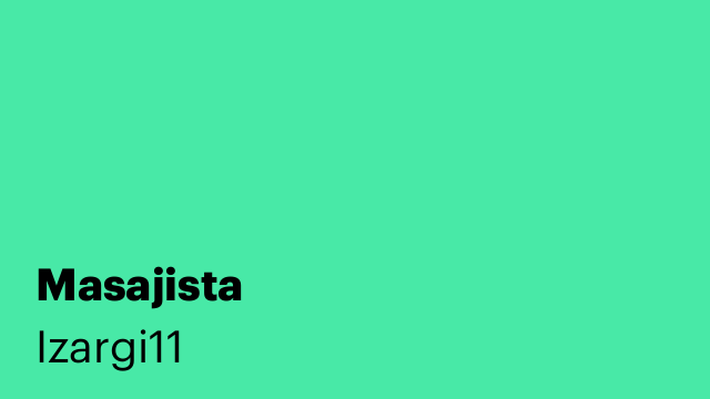 Masajista