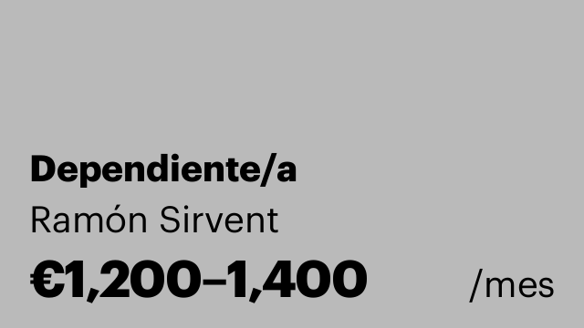 Dependiente/a