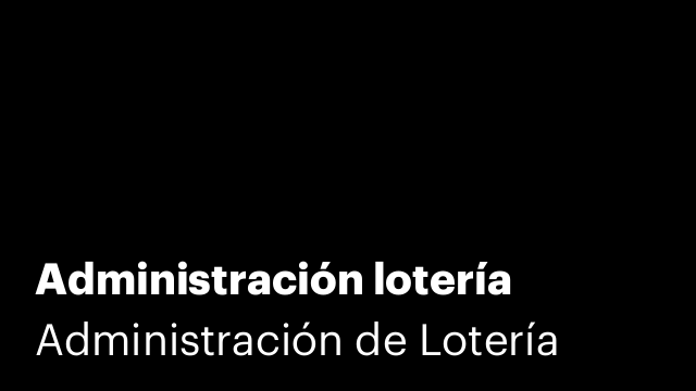 Administración lotería