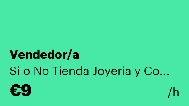 Vendedor/a