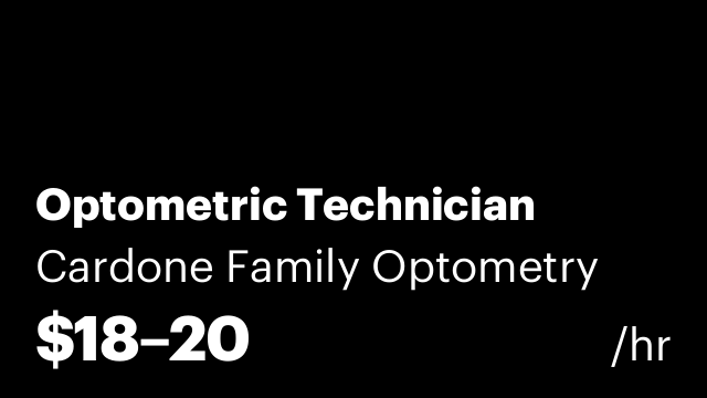 Optometric Technician