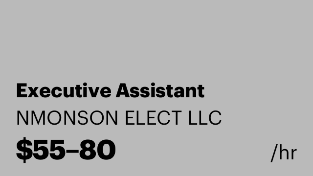 Executive Assistant