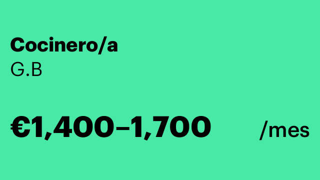 Cocinero/a