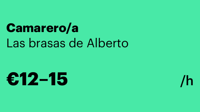 Camarero/a
