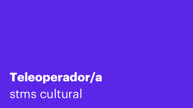 Teleoperador/a