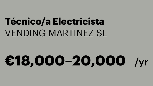 Técnico/a Electricista