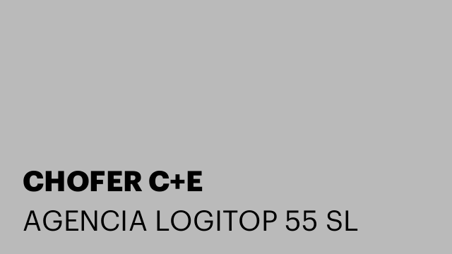 CHOFER C+E