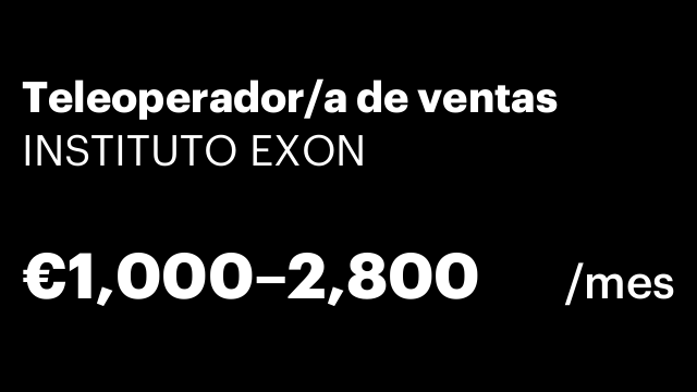 Teleoperador/a de ventas
