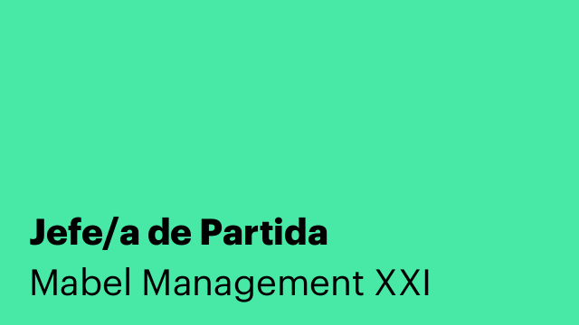 Jefe/a de Partida