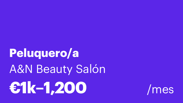 Peluquero/a